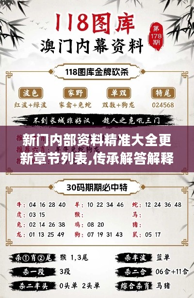 探索新门内部资料，精准大全的奥秘新门内部资料精准大全免费下载